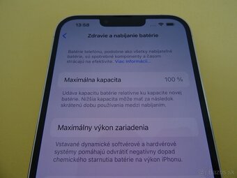 iPhone 13 PRO MAX 256GB SILVER- ZÁRUKA 1 ROK - 100% BATERIA - 3