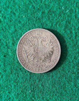 1 Zlatnik 1858 V, vzácny, velmi pekny - 3