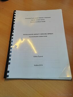 Predám tieto knihy vhodné pre UPJŠ - verejná správa - 3