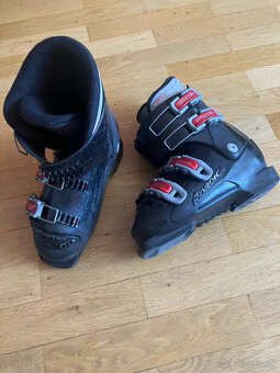 Detské lyže Nordica 100cm, paličky, lyžiarky - 3