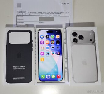 Apple iphone 17 pro max 2TB, extra kryt, sklo, SK zaruka - 3