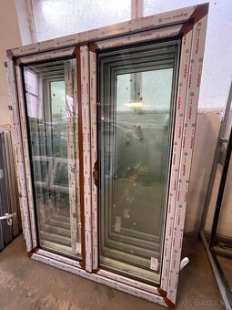 Plastové okná zlatý dub/biela, nové - 3