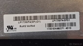 LCD Displej LP173, LP173WF4 - 3