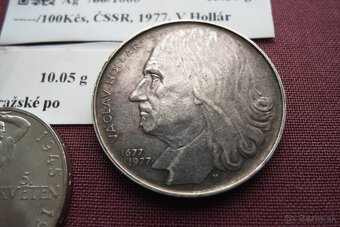 Staré mince ČSR,ČSSR 2ks striebro - 3