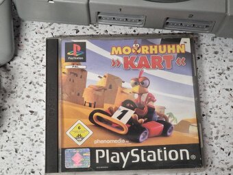 PS1 / SCPH-5502 PLAYSTATION 1 + GAMEPAD PREPAJACI KABEL GAME - 3