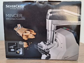 Predám elektrický mlynček na mäso zn.SilverCrest - 3