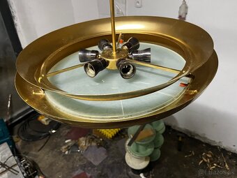 Renovovaný retro luster UFO - 3