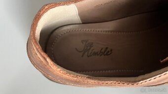 pánske dámske široké barefoot poltopánky joenimble - hnedá - 3