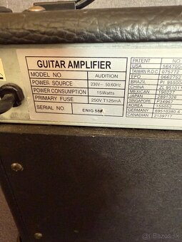 Predam gitarove Kombo PEAVEY audition 15 W - 3