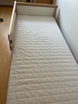 Detská posteľ IKEA 160x70cm s roštom a matracom - 3
