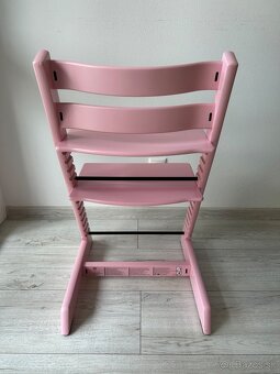 Stokke Tripp Trapp stolička – ružová farba - 3