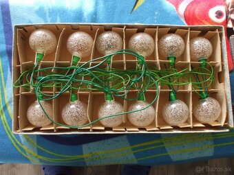 Predam Retro vianočne osvetlenie Zvončeky a Gule - 3