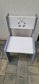 Dizajnový detský stolík a stolička WoodStar - 3