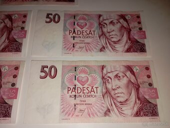 BANKOVKY 50 KČ 1997, SÉRIE E, PĚKNÉ STAVY - 3