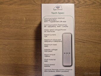 Inteligentný pohon na žalúzie - 3