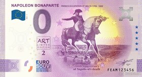 0 euro / 0 € souvenir bankovky zahraničné 1 - 3