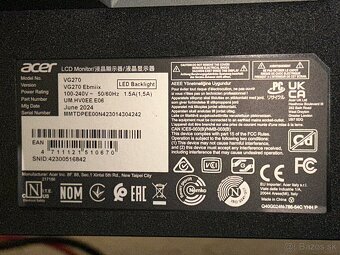 23,8" Acer Nitro VG240YG 100Hz Monitor - 3