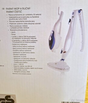 Parný mop a čistič 2v1 - 3