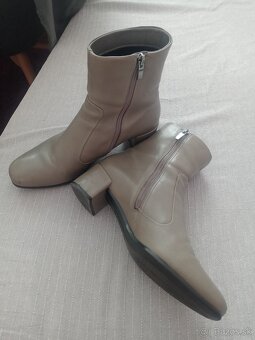 Ecco čižmy sivé 39 - 3