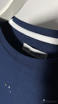 Off White Tee - Blue - 3