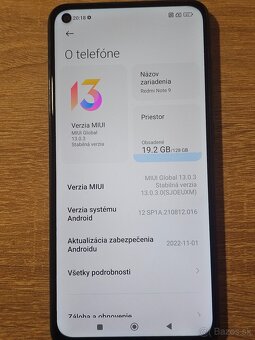 Predám Xiaomi Redmi Note 9 Lite - 3