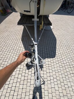 Čln nafukovací kolibri s el.motorom a s prívesom - 3