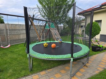 Trampolina AGA 305cm, nova siet a kryt pruzin - 3
