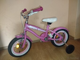 Detský bicykel 12 ružový - 3