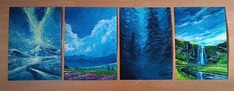 Akrylové obrazy 40x30cm - 3