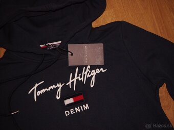 Tommy Hilfiger dámska mikina s kapucnou čierna - 3
