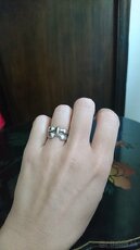 Prsteň strieborný - 3