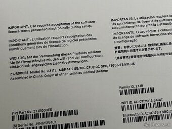 Macbook Pro 14" M4 10C CPU 10C GPU 32GB RAM 2TB SSD - čiern - 3
