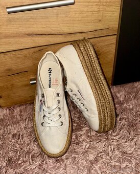 Superga original stylove tenisky-platenky na platforme - 3