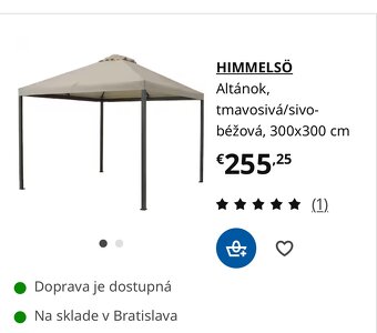 Záhradný altanok ikea - 3