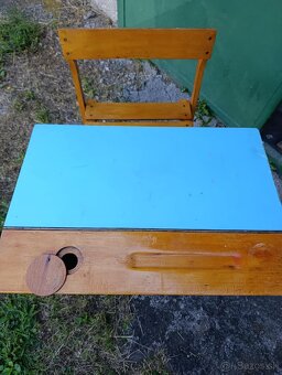 Retro školská lavica - 3