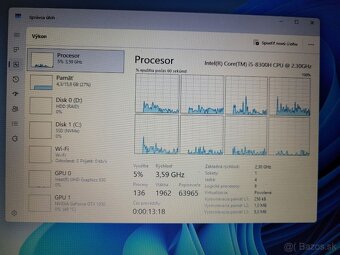 Herny HP, i5-8300H, GTX 1050, až 64 GB ram, 1,5 TB, zaruka - 3