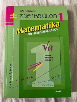 Učebnica a zbierky úloh z matematiky - 3