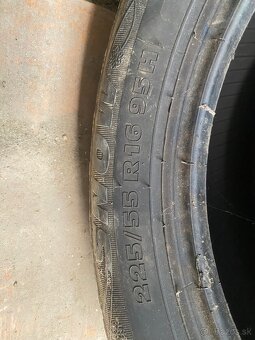 Predám sadu zimné Pneu 225/55 r16 - 3