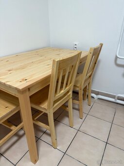 Predám stôl plus 3 stoličky - 3