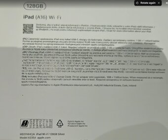 Predám nový iPad 11 - 128GB Wi-Fi Silver MD3Y4HC/A - 3