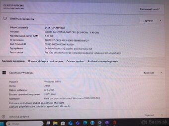 Predám PC Hp Pro 3400 series MT - 3