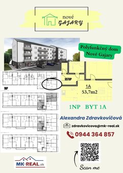 Na predaj 2 -izbový byt v projekte NOVÉ GAJARY - REZERVOVANÝ - 3