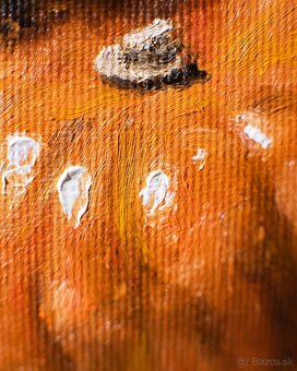 Zátišie s tekvicami  - tradičná olejomaľba - 3