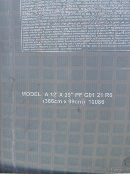 Bazén 3,6m x 1m s filtráciou, vysávačom, plachtou... - 3