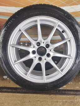 Elektróny R17 5x112 na letných pneu 205/50 Barum Bravuris 5 - 3