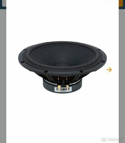 Reproduktorove meniče nové. Peerless, SB acoustics - 3