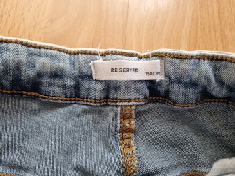 Chlapčenské riflové kraťasy zn. Reserved, veľ. 158 - 3