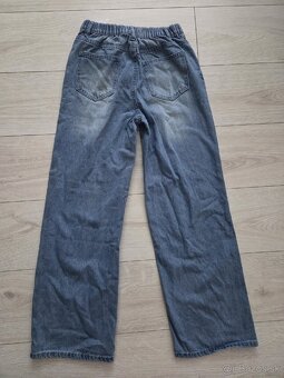 Lezerne dzinsy volneho strihu, 14rokov - 3