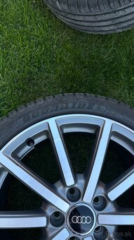 Audi disky 5x112 r18 + nové pneu - 3