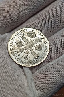 1/4 toliar 1797 B, Kremnica, krásny - 3